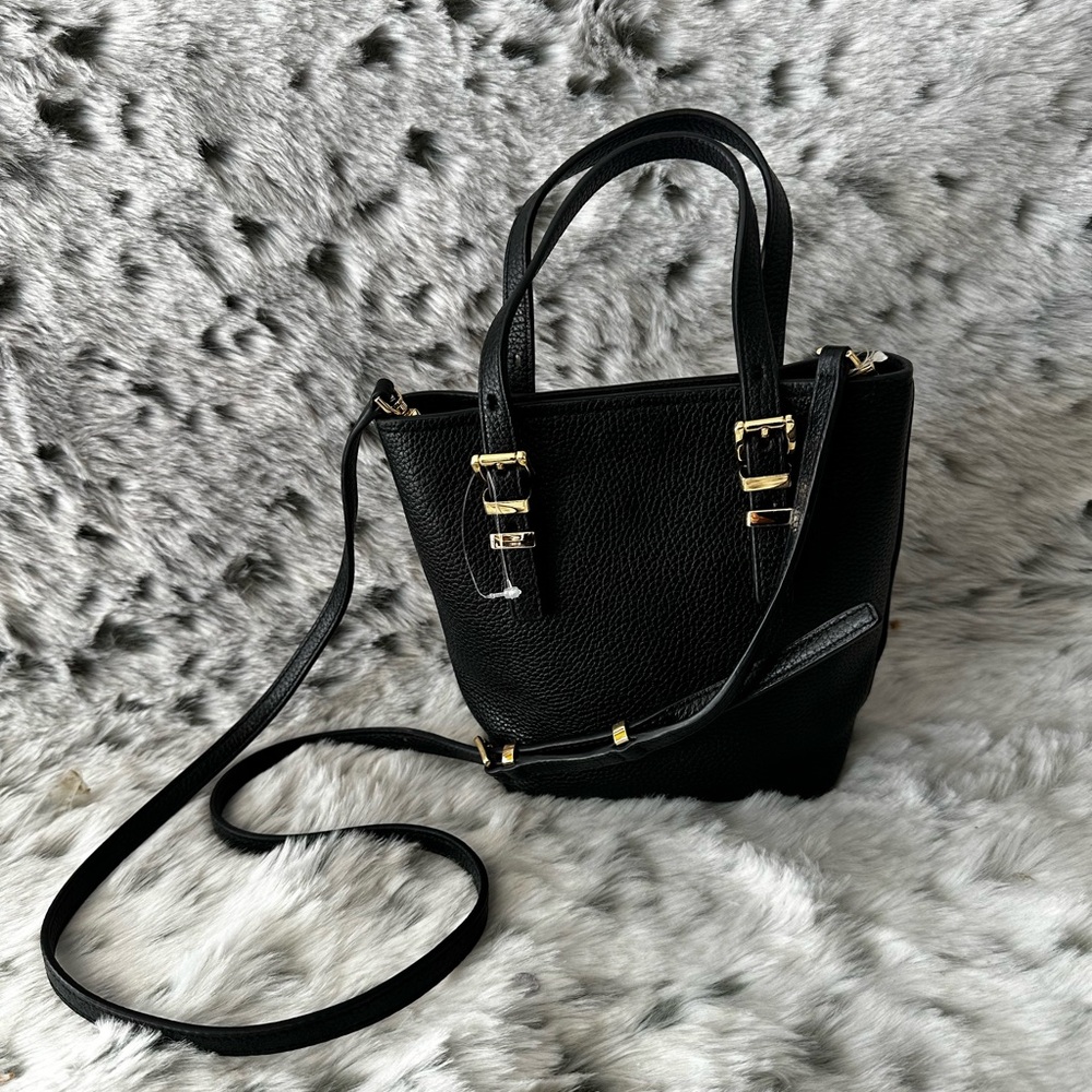 904. MICHAEL KORS mini tote bucket bag black. - Picture 9 of 9